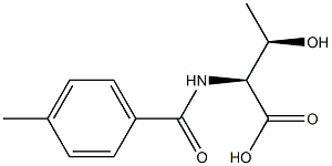 (2S,3R)-3-hydroxy-2-[(4-methylbenzoyl)amino]butanoic acid Structure