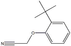 (2-tert-butylphenoxy)acetonitrile Struktur