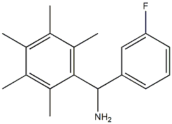(3-fluorophenyl)(2,3,4,5,6-pentamethylphenyl)methanamine