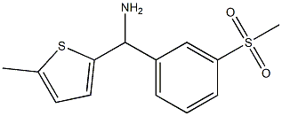 (3-methanesulfonylphenyl)(5-methylthiophen-2-yl)methanamine