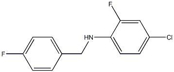 (4-chloro-2-fluorophenyl)(4-fluorophenyl)methylamine Structure