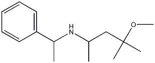 (4-methoxy-4-methylpentan-2-yl)(1-phenylethyl)amine Structure