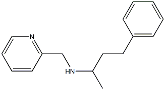 (4-phenylbutan-2-yl)(pyridin-2-ylmethyl)amine,,结构式