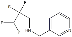 (pyridin-3-ylmethyl)(2,2,3,3-tetrafluoropropyl)amine Struktur