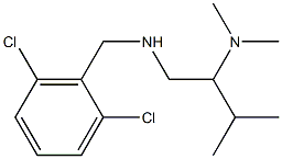 [(2,6-dichlorophenyl)methyl][2-(dimethylamino)-3-methylbutyl]amine Struktur
