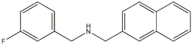 [(3-fluorophenyl)methyl](naphthalen-2-ylmethyl)amine Structure