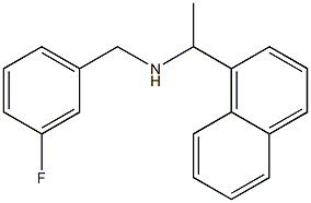 [(3-fluorophenyl)methyl][1-(naphthalen-1-yl)ethyl]amine