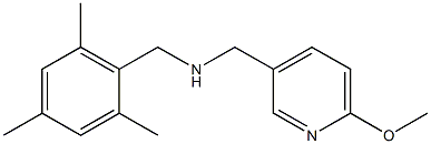 [(6-methoxypyridin-3-yl)methyl][(2,4,6-trimethylphenyl)methyl]amine Struktur