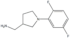 [1-(2,5-difluorophenyl)pyrrolidin-3-yl]methylamine Struktur