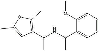 [1-(2,5-dimethylfuran-3-yl)ethyl][1-(2-methoxyphenyl)ethyl]amine|