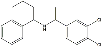[1-(3,4-dichlorophenyl)ethyl](1-phenylbutyl)amine|