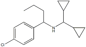 [1-(4-chlorophenyl)butyl](dicyclopropylmethyl)amine 结构式
