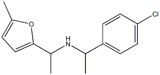  [1-(4-chlorophenyl)ethyl][1-(5-methylfuran-2-yl)ethyl]amine