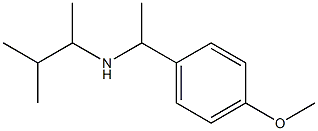 [1-(4-methoxyphenyl)ethyl](3-methylbutan-2-yl)amine Structure