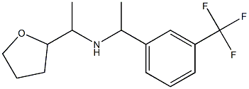  [1-(oxolan-2-yl)ethyl]({1-[3-(trifluoromethyl)phenyl]ethyl})amine
