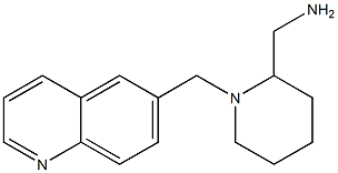 [1-(quinolin-6-ylmethyl)piperidin-2-yl]methanamine 结构式