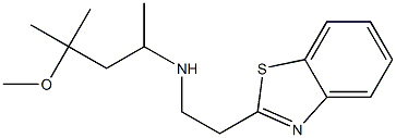 [2-(1,3-benzothiazol-2-yl)ethyl](4-methoxy-4-methylpentan-2-yl)amine Structure