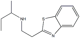 [2-(1,3-benzothiazol-2-yl)ethyl](butan-2-yl)amine Struktur