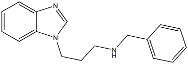 [3-(1H-1,3-benzodiazol-1-yl)propyl](benzyl)amine Struktur