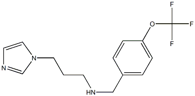 [3-(1H-imidazol-1-yl)propyl]({[4-(trifluoromethoxy)phenyl]methyl})amine
