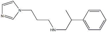 [3-(1H-imidazol-1-yl)propyl](2-phenylpropyl)amine Structure