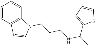 [3-(1H-indol-1-yl)propyl][1-(thiophen-2-yl)ethyl]amine