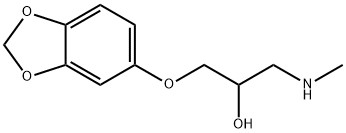[3-(2H-1,3-benzodioxol-5-yloxy)-2-hydroxypropyl](methyl)amine Structure