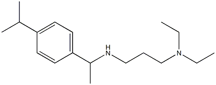 [3-(diethylamino)propyl]({1-[4-(propan-2-yl)phenyl]ethyl})amine|