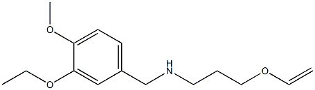  [3-(ethenyloxy)propyl][(3-ethoxy-4-methoxyphenyl)methyl]amine