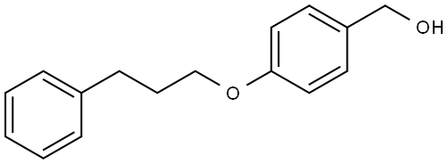 [4-(3-phenylpropoxy)phenyl]methanol Struktur
