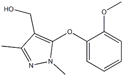 [5-(2-methoxyphenoxy)-1,3-dimethyl-1H-pyrazol-4-yl]methanol|
