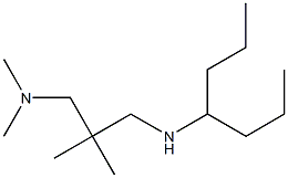 {2-[(heptan-4-ylamino)methyl]-2-methylpropyl}dimethylamine Structure