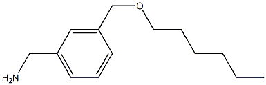 {3-[(hexyloxy)methyl]phenyl}methanamine Struktur