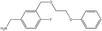 {4-fluoro-3-[(2-phenoxyethoxy)methyl]phenyl}methanamine
