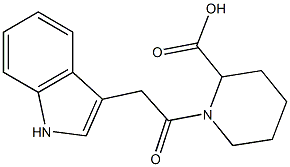 1-(1H-indol-3-ylacetyl)piperidine-2-carboxylic acid|