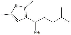 1-(2,5-dimethylthiophen-3-yl)-4-methylpentan-1-amine
