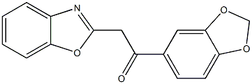 1-(2H-1,3-benzodioxol-5-yl)-2-(1,3-benzoxazol-2-yl)ethan-1-one