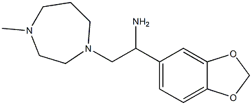 1-(2H-1,3-benzodioxol-5-yl)-2-(4-methyl-1,4-diazepan-1-yl)ethan-1-amine