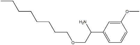 1-(3-methoxyphenyl)-2-(octyloxy)ethan-1-amine Structure
