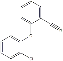 2-(2-chlorophenoxy)benzonitrile 结构式