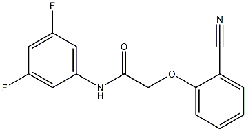  2-(2-cyanophenoxy)-N-(3,5-difluorophenyl)acetamide