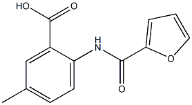 2-(2-furoylamino)-5-methylbenzoic acid Structure