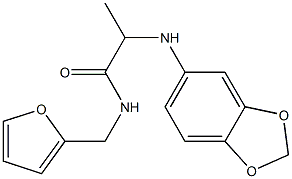 2-(2H-1,3-benzodioxol-5-ylamino)-N-(furan-2-ylmethyl)propanamide