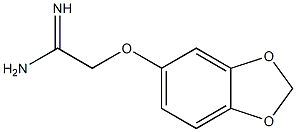 2-(2H-1,3-benzodioxol-5-yloxy)ethanimidamide Structure