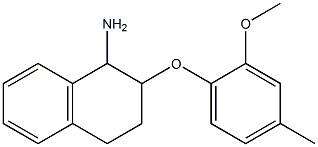2-(2-methoxy-4-methylphenoxy)-1,2,3,4-tetrahydronaphthalen-1-amine