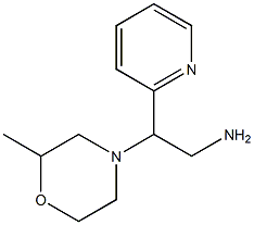2-(2-methylmorpholin-4-yl)-2-(pyridin-2-yl)ethan-1-amine Structure