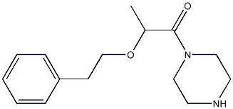 2-(2-phenylethoxy)-1-(piperazin-1-yl)propan-1-one|