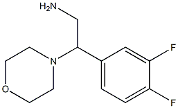 2-(3,4-difluorophenyl)-2-morpholin-4-ylethanamine Structure