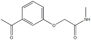 2-(3-acetylphenoxy)-N-methylacetamide