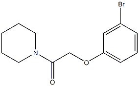 2-(3-bromophenoxy)-1-(piperidin-1-yl)ethan-1-one Structure